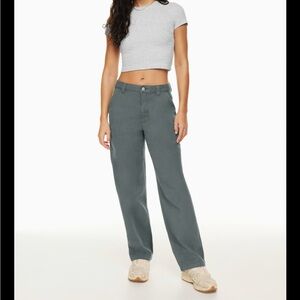 Aritzia TNA Greenwich Pant in grey size 8